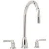 Perrin & Rowe Callisto Lever 3 Hole C Spout Kitchen Sink Mixer Nickel -Home Bathroom perrin rowe 4886ni