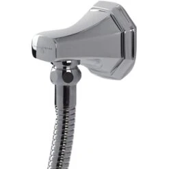 Perrin & Rowe Deco Handshower Wall Outlet Pewter