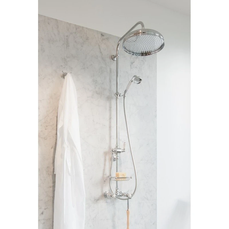 Perrin & Rowe 12″ Shower Rose Chrome 6 Perrin & Rowe 12″ Shower Rose Chrome - Image 4