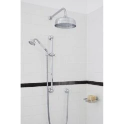Perrin & Rowe Inclined Handshower On Hose Nickel -Home Bathroom perrin rowe 5387ni 5