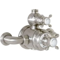 Perrin & Rowe Traditional Exposed Shower Mixer With Crosshead Handles