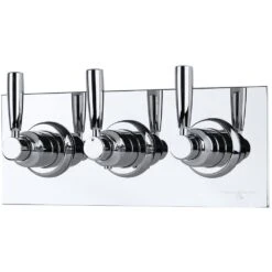 Perrin & Rowe Thermostatic Mixer With 2 Shut-Off Valves Chrome