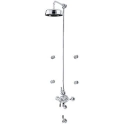 Perrin & Rowe Contemporary Shower Set D One Chrome