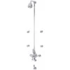 Perrin & Rowe Contemporary Shower Set D Two Chrome 1 Perrin & Rowe Contemporary Shower Set D Two Chrome -Home Bathroom perrin rowe cssd2cp
