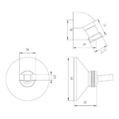 Premier® Premier Wall Bracket & Elbow -Home Bathroom premier a310a 2
