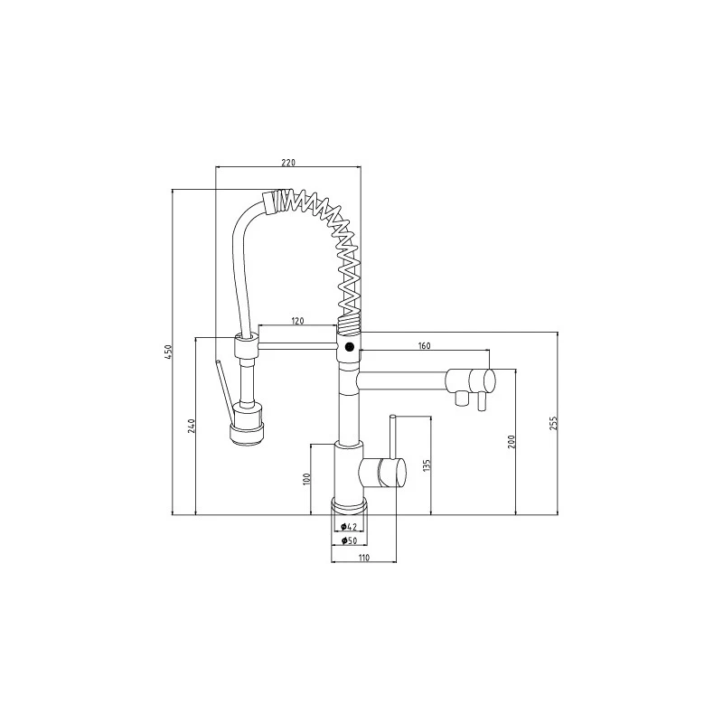Premier® Premier Pull-Out Mixer Tap 4 Premier® Premier Pull-Out Mixer Tap - Image 2