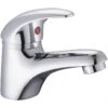 RAK Basic Mini Mono Basin Mixer With Clicker Waste -Home Bathroom rak rakbas3002