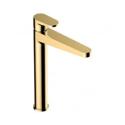 RAK Ischia Tall Basin Mixer Brushed Gold