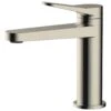 RAK Petit Round Standard Basin Mixer Brushed Nickel -Home Bathroom rak rakper3001n