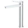 RAK Petit Square Tall Basin Mixer Chrome 2 RAK Petit Square Tall Basin Mixer Chrome -Home Bathroom rak rakpes3003c