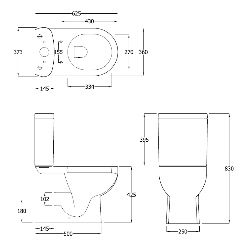 RAK Tonique WC Cistern 4 RAK Tonique WC Cistern - Image 2