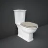 RAK Washington WC With Push Button Cistern & Matt Cuppuccino Seat 2 RAK Washington WC With Push Button Cistern & Matt Cuppuccino Seat -Home Bathroom rak waspak514