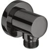 Roca Aqua Round Water Inlet 1/2″ Connection Titanium Black -Home Bathroom roca 5b1450cn0