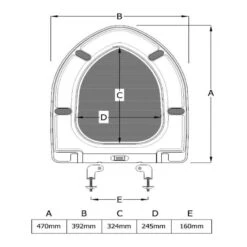 Synergy Lyon Quick Release Soft Close Urea Seat 7 Synergy Lyon Quick Release Soft Close Urea Seat -Home Bathroom synergy sy lyon08 3