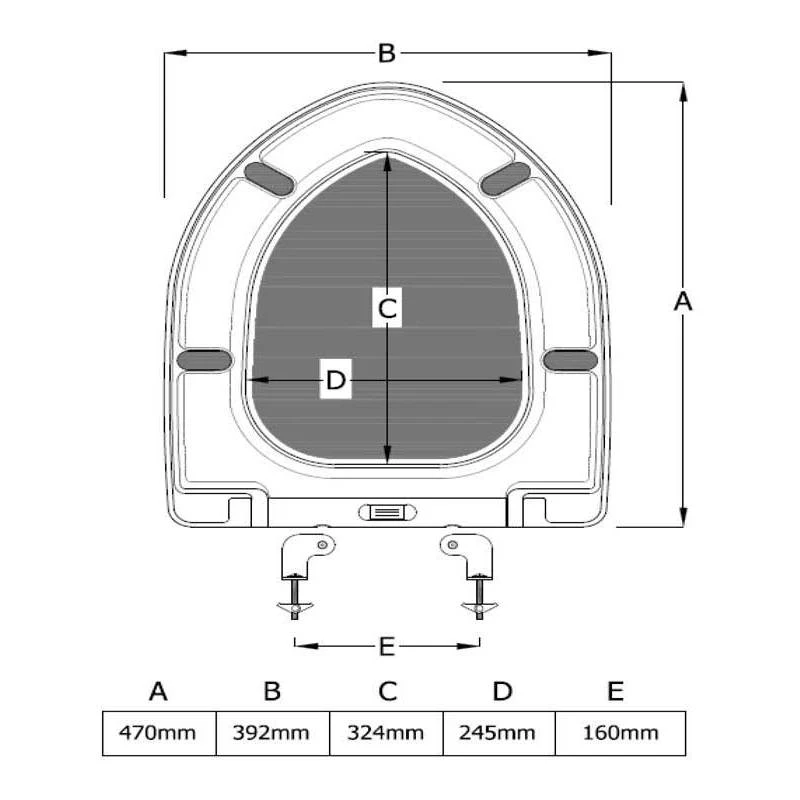Synergy Lyon Quick Release Soft Close Urea Seat 5 Synergy Lyon Quick Release Soft Close Urea Seat - Image 3