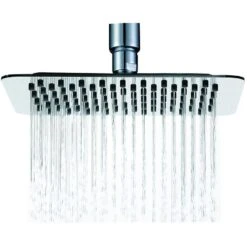 Synergy Ultraslim 200mm Chrome Square Shower Head