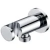 Synergy Round Chrome Wall Outlet Bracket -Home Bathroom synergy sy whh01
