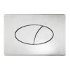 Tavistock Ellipse Dual Flush Plate Chrome -Home Bathroom tavistock tr9004