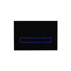 Tavistock Sensor Dual Flush Plate Black