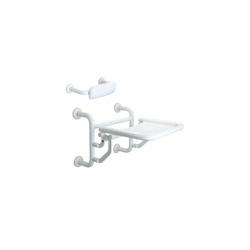 Twyford Avalon Folding Shower Seat Doc.M Compliant White 2 Twyford Avalon Folding Shower Seat Doc.M Compliant White