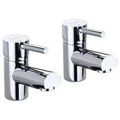 Twyford X60 1/2″ Basin Pillar Taps Pair