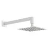Vado Aquablade Square Slimline Head & Arm 200mm -Home Bathroom vado aqb sq20saa cp