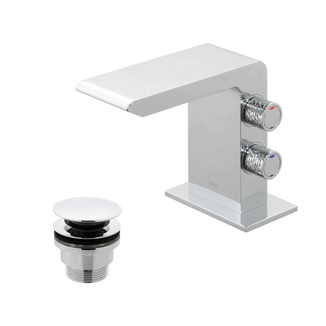 Vado Omika Mini Mono Basin Mixer With Universal Waste 3 Vado Omika Mini Mono Basin Mixer With Universal Waste