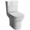 Vitra S20 Open Backed Toilet With Soft Close Seat -Home Bathroom vitra 5513l003 0075 1