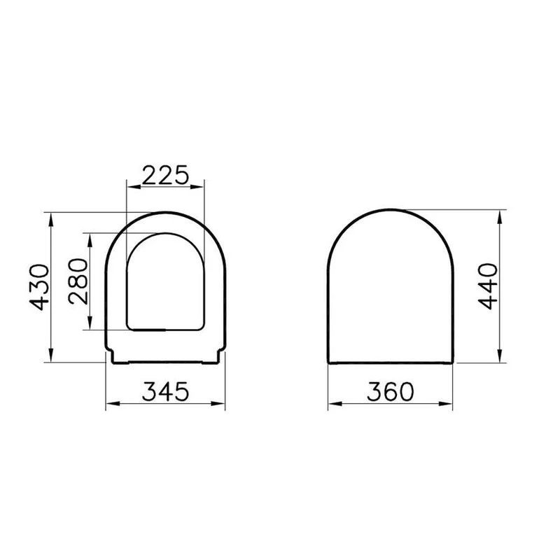 Vitra Zentrum Toilet Seat And Cover, Soft Close, White 4 Vitra Zentrum Toilet Seat And Cover, Soft Close, White - Image 2